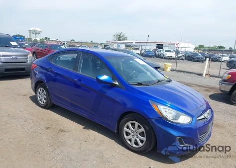 2014 Hyundai Accent Gls from USA, damaged, VIN KMHCT4AEXEU685576